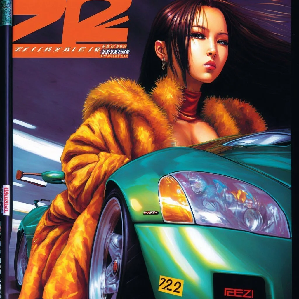 Mink Coat Inspired Mag Covers
@uchu.jinshu.mag

#aigeneratedart #racingmagazine #midjourney #streetracing #ai #aigenerated #aiart #magazinecover #aimagazine #aidesign #midjourneyart  #streetracingmagazine #racingmagazine #aicreation 

@complex @hidde