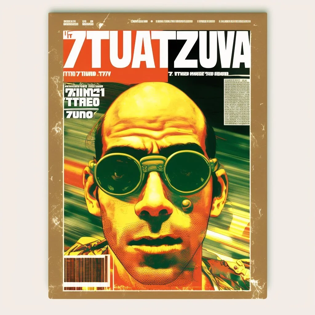 Hunter S. Thompson Inspired Mag Covers
@uchu.jinshu.mag

#aigeneratedart #racingmagazine #midjourney #streetracing #ai #aigenerated #aiart #magazinecover #aimagazine #aidesign #midjourneyart  #streetracingmagazine #racingmagazine #aicreation 

@compl