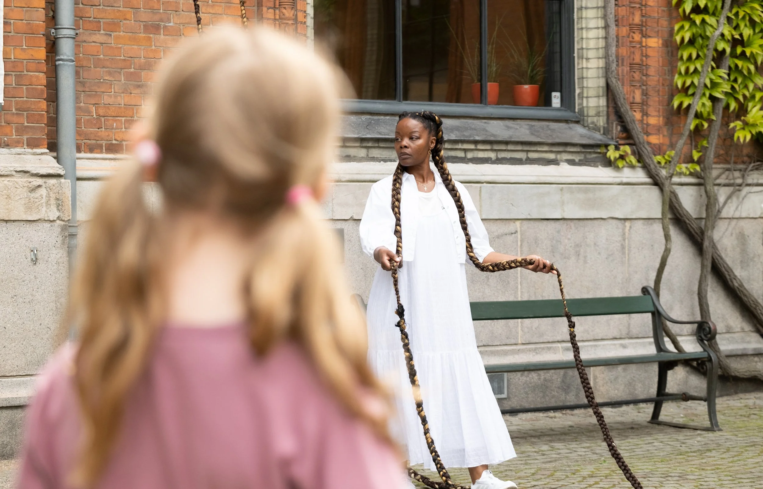 We’re Magic. We’re Real #3 (These Walls), 2021. Performance, Archives in the Tongue: A Litany of Freedoms, Kunsthal Charlottenborg, 2022. Photos by Marlene Anne Lough.