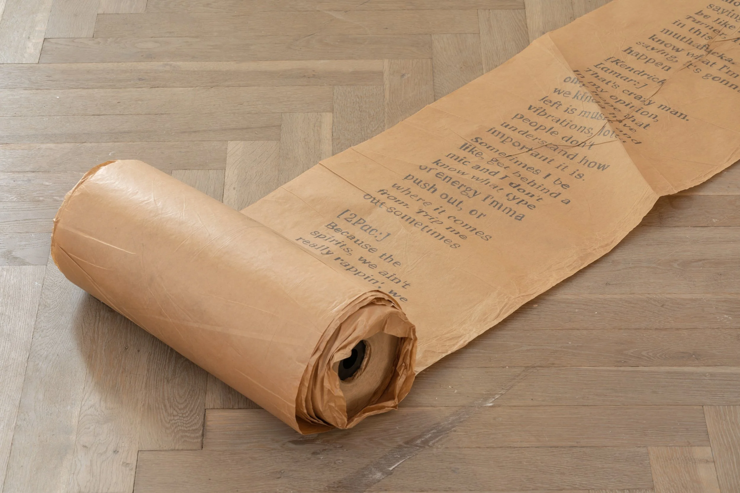 Because the Spirits, 2015, installation view, Kunsthal Charlottenborg, 2022 