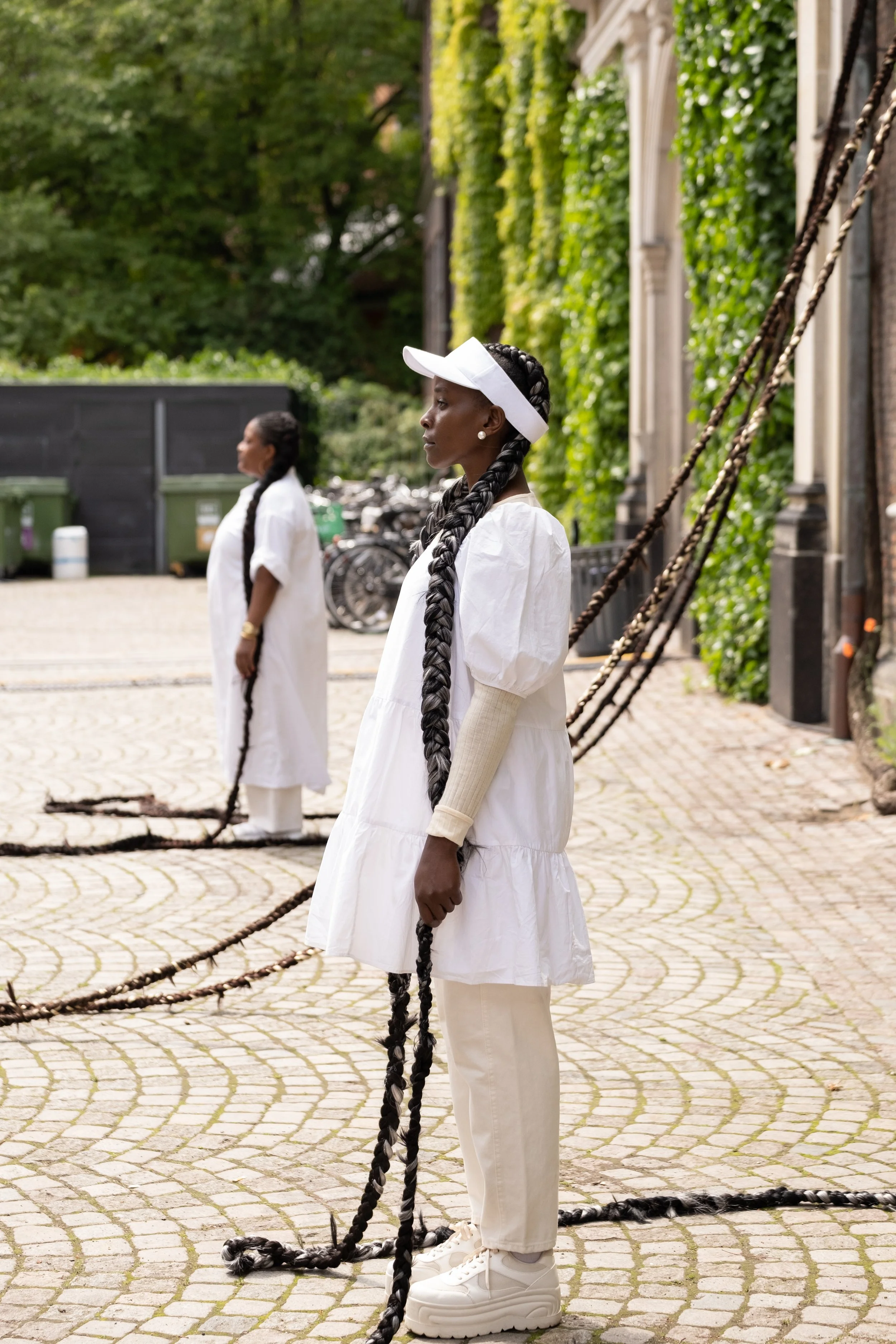We’re Magic. We’re Real #3 (These Walls), 2021. Performance, Archives in the Tongue: A Litany of Freedoms, Kunsthal Charlottenborg, 2022. Photos by Marlene Anne Lough.