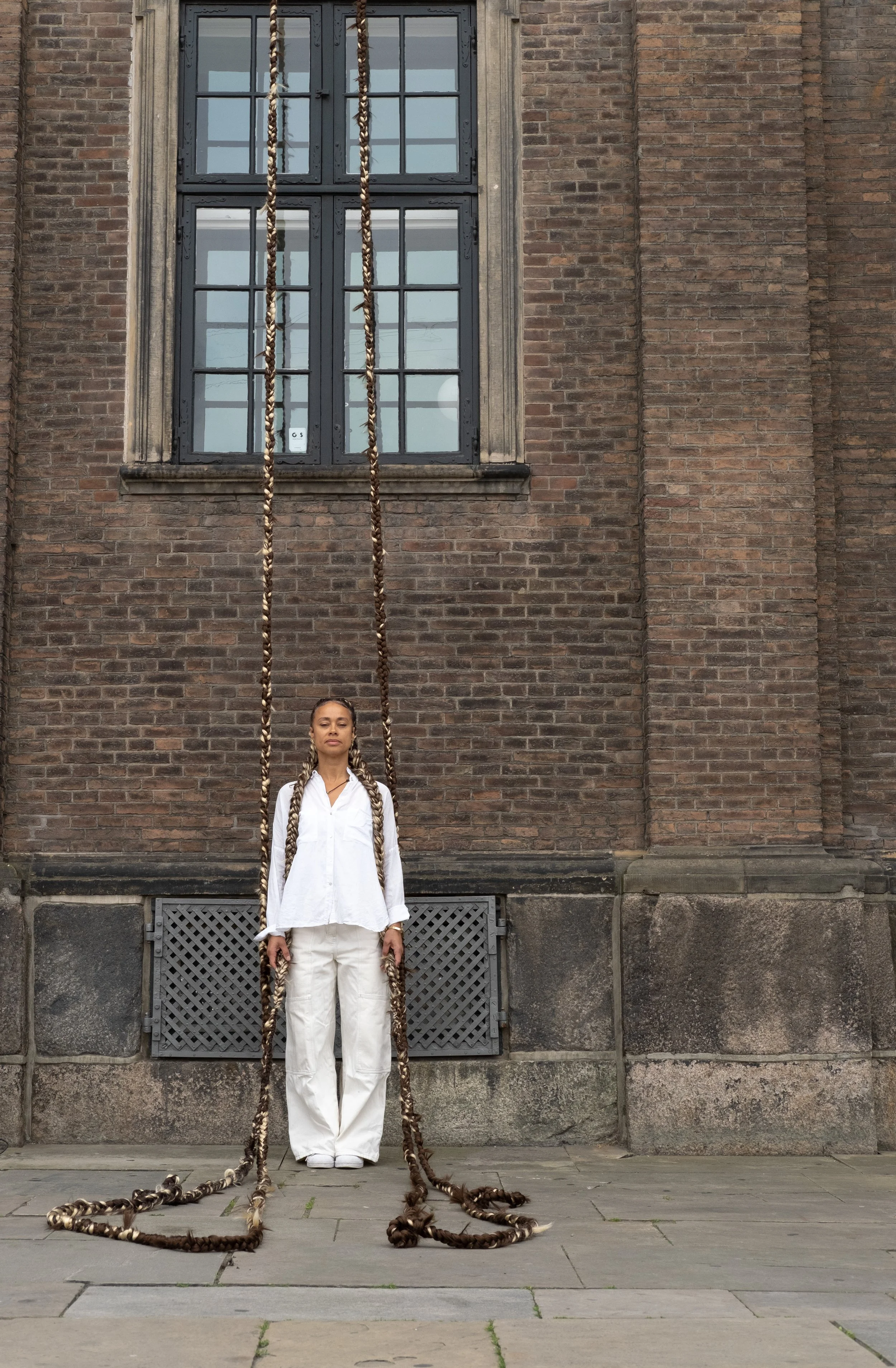 We’re Magic. We’re Real #3 (These Walls), 2021. Performance, Archives in the Tongue: A Litany of Freedoms, Kunsthal Charlottenborg, 2022. Photos by Marlene Anne Lough.