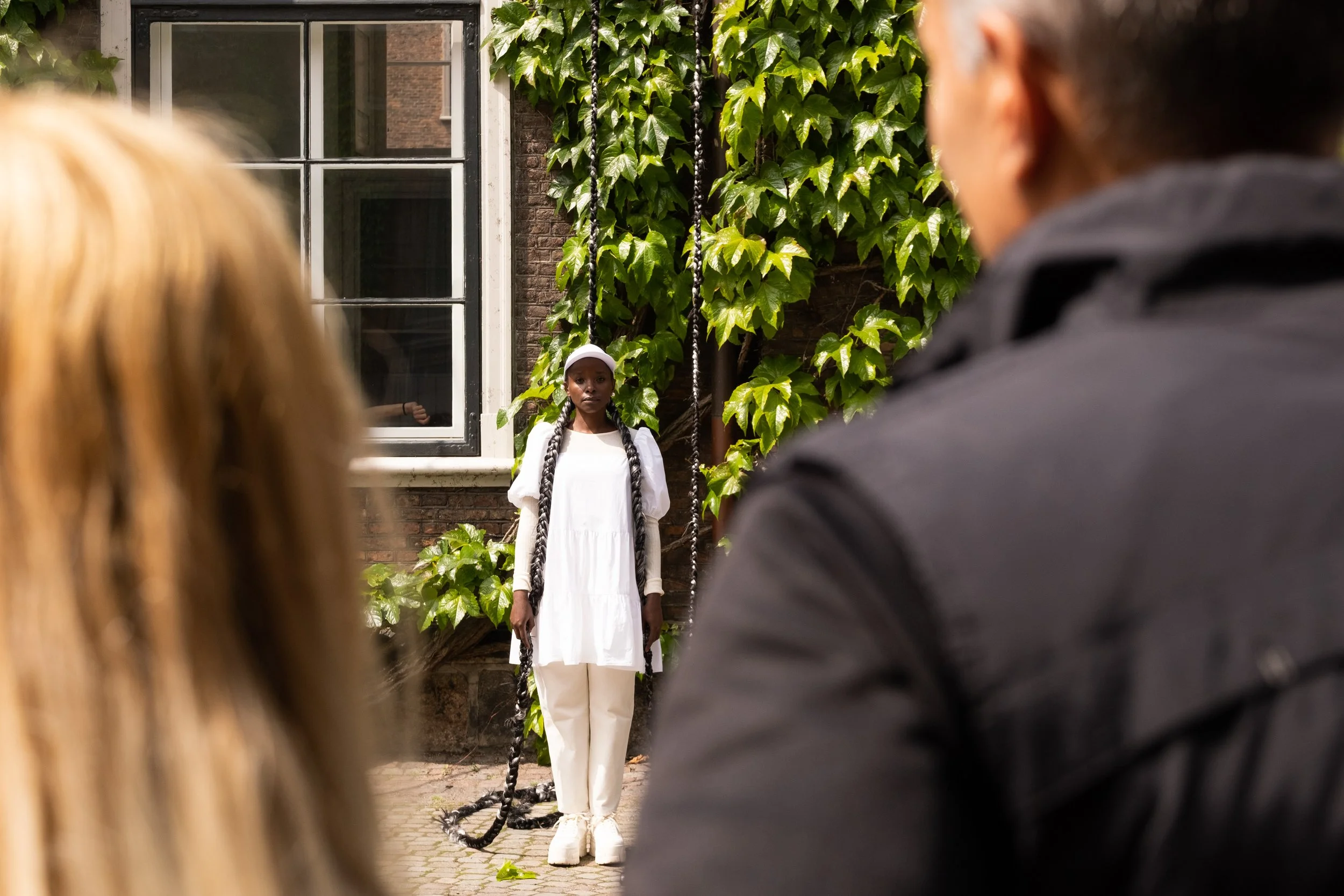 We’re Magic. We’re Real #3 (These Walls), 2021. Performance, Archives in the Tongue: A Litany of Freedoms, Kunsthal Charlottenborg, 2022. Photos by Marlene Anne Lough.