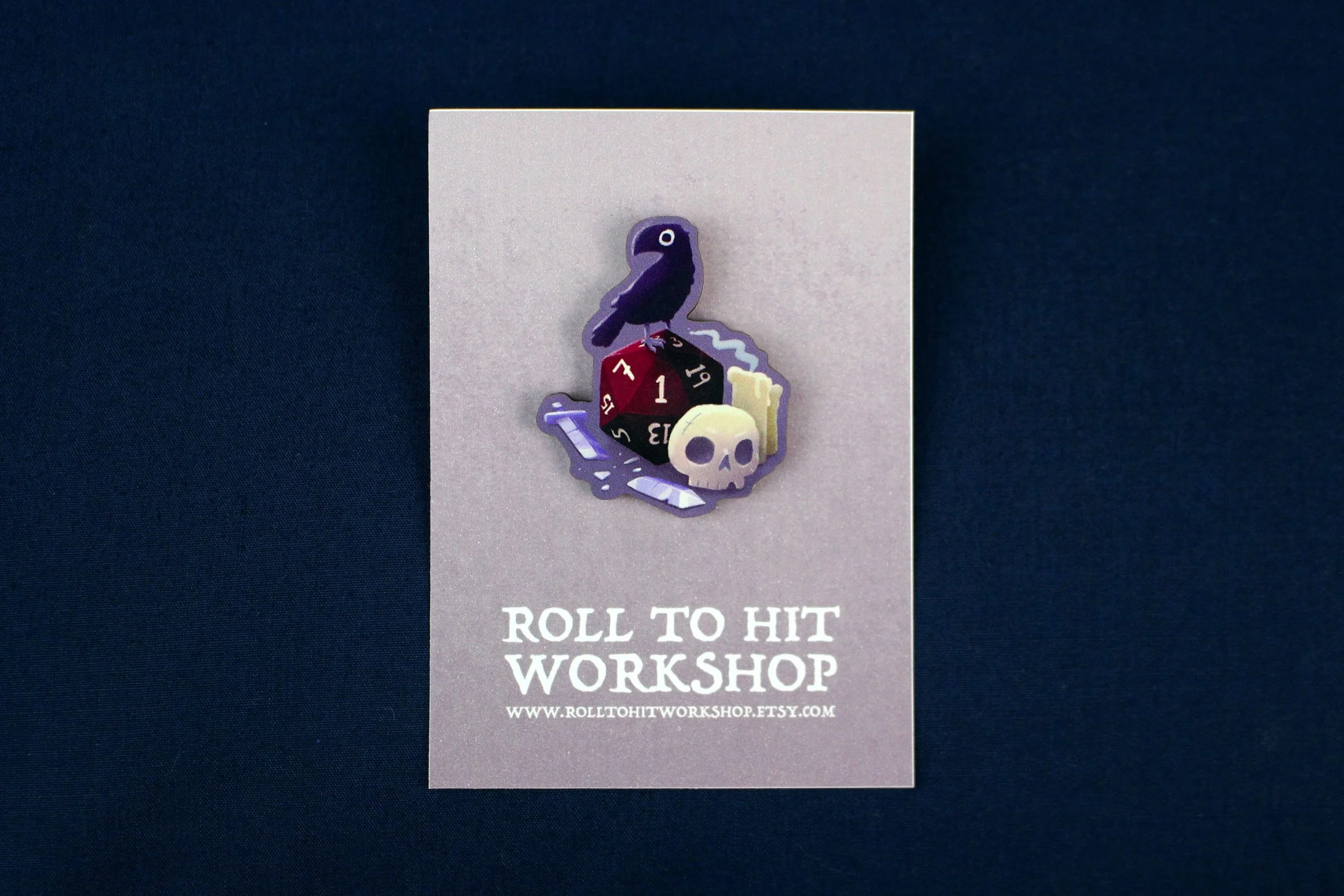 Critical Fail D&D Wooden Pin