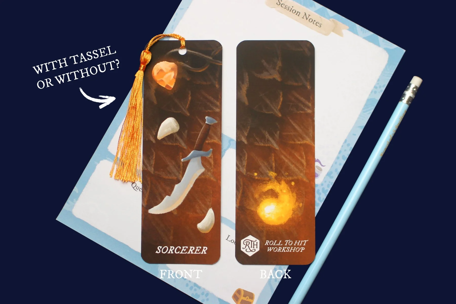 Sorcerer D&D Bookmark