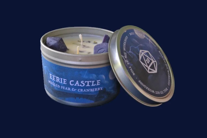 Eerie Castle Candle