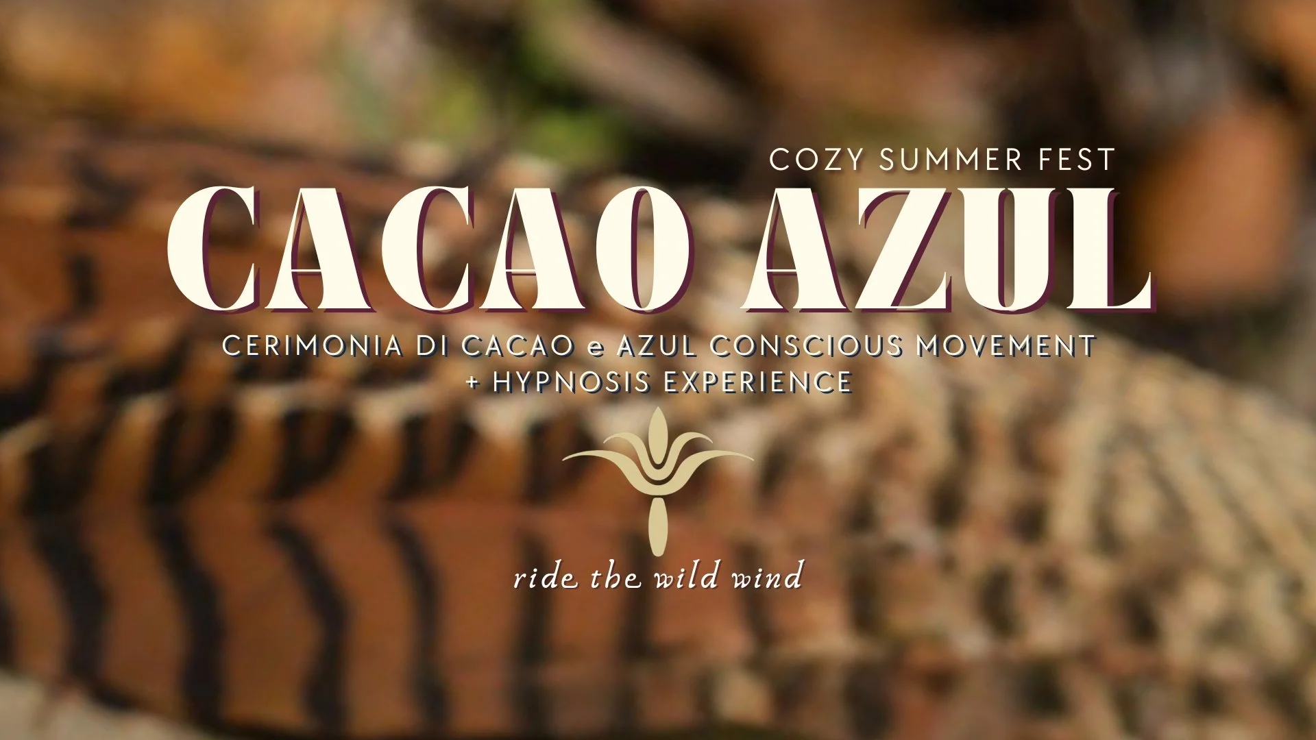 CERIMONIA “RIDE THE WILD WIND”