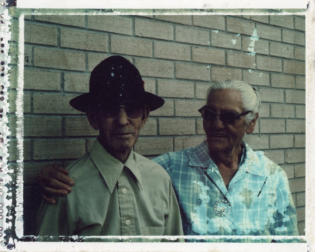 The OG's. Great Grandparents on my mom's side. I don't think he ever spoke a word to me, I remember him being pretty frail and quiet. My lack of Spanish probably had something to do with it.  I  remember her making sopapillas and playing me the harmo