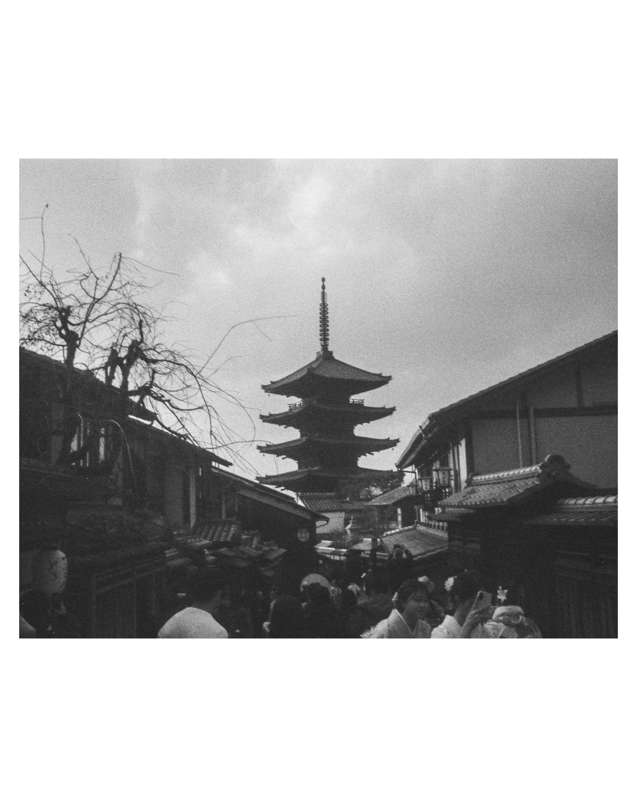 Wandering around in Kyoto.  I wanted to bring a film camera on the trip but of course there are sometimes too many options.  But I didn&rsquo;t want to carry around any more gear.  I found this Pentax 110 camera at an estate sale and I have to say it