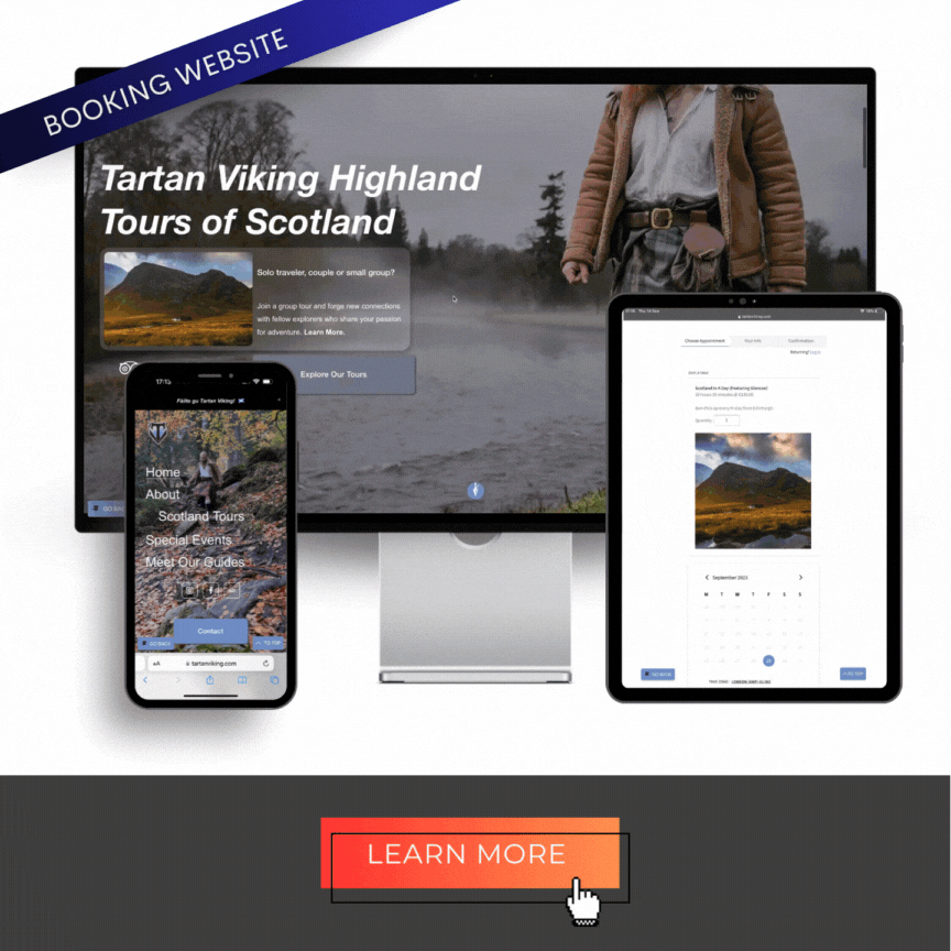 Tartan Viking Website design