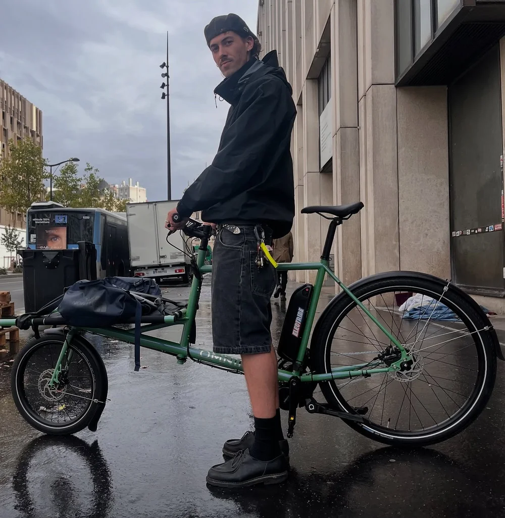 Vélo Omnium électrifié par Electribe, à Paris