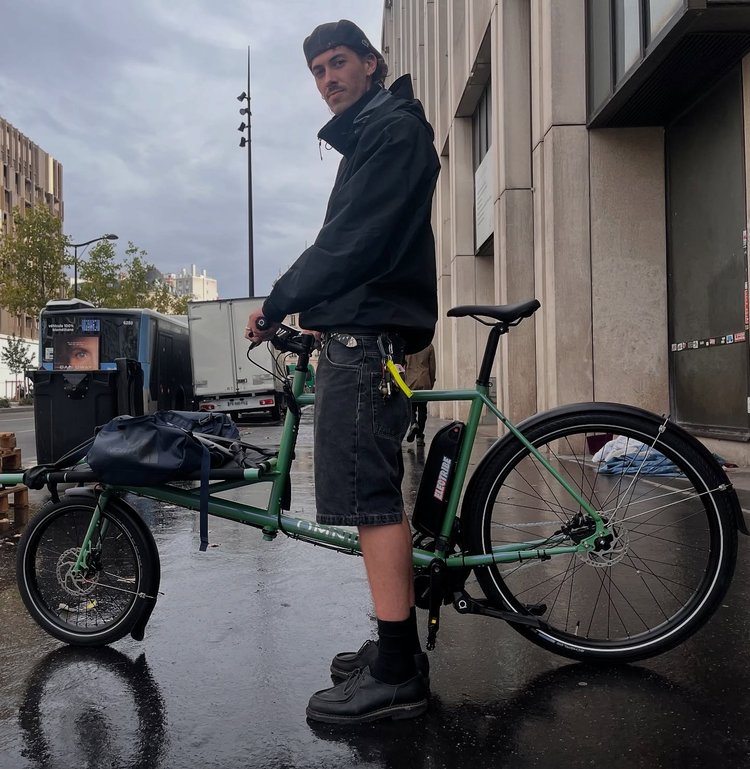 Vélo Omnium électrifié par Electribe, à Paris