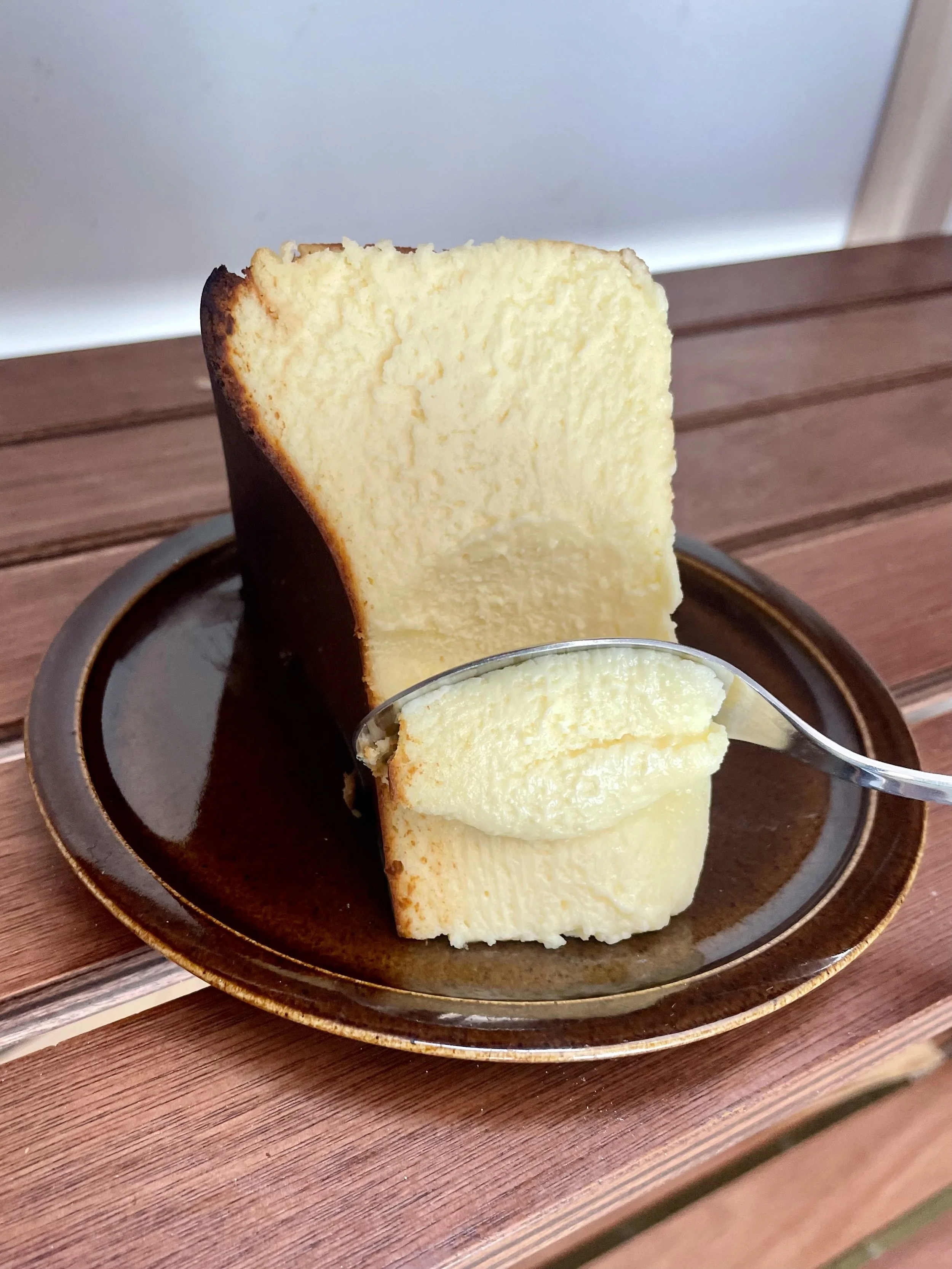 Basque Cheesecake.