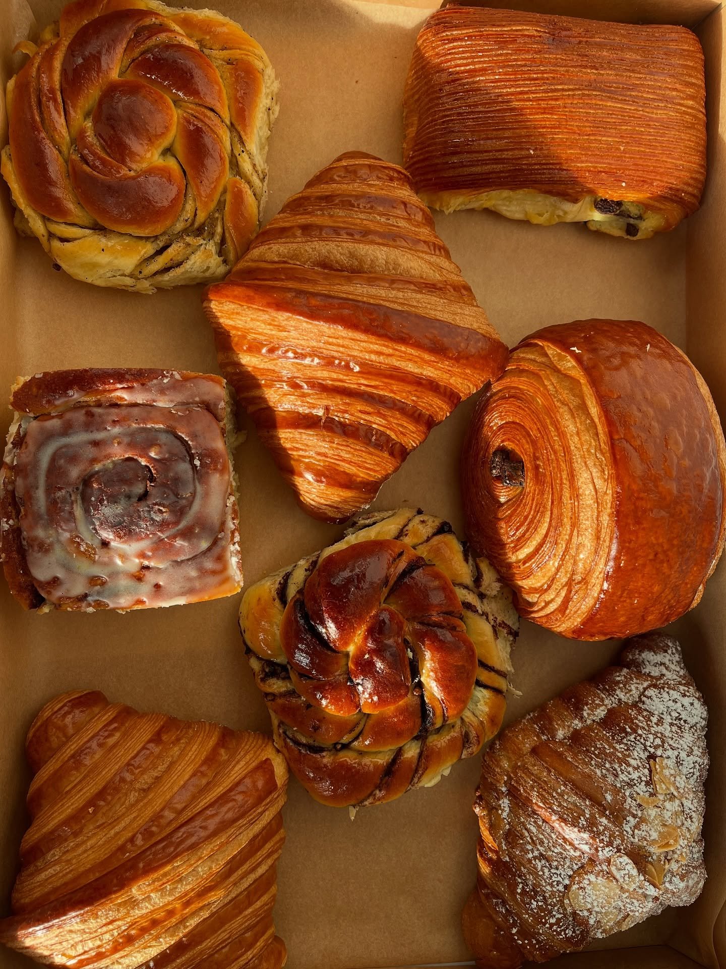 Morning! The ovens are back on and we&rsquo;re here with loaves, pastries and coffee. Both shops open as normal this weekend ✌️