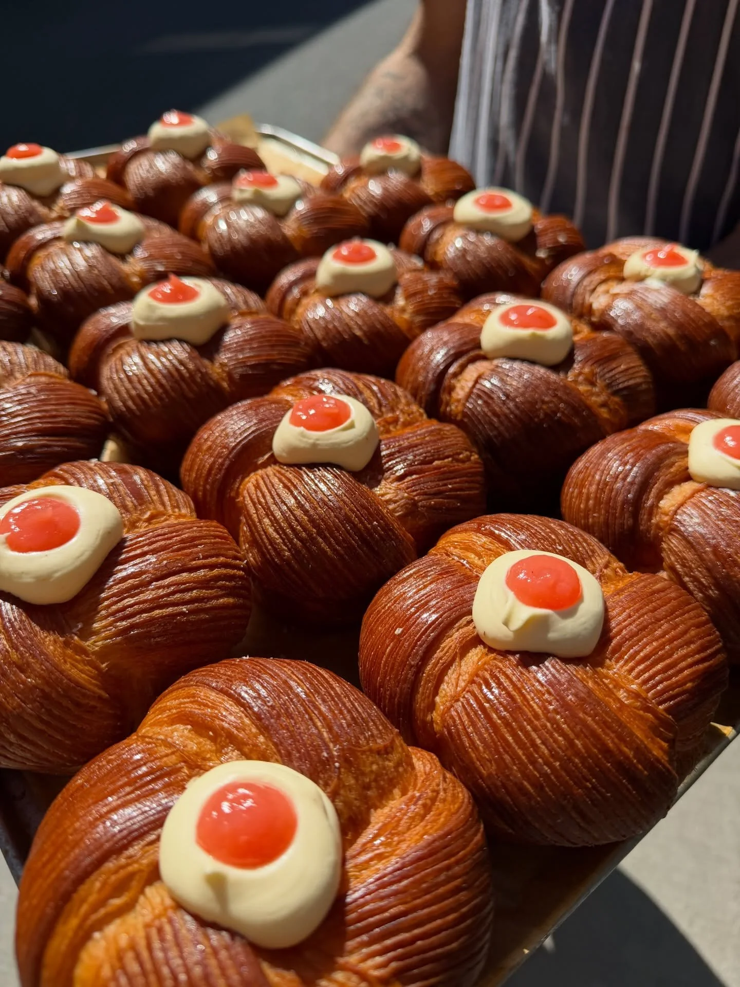 Sun&rsquo;s out, buns out ☀️

Rhubarb and Tonka on the counter for one more week ✌️