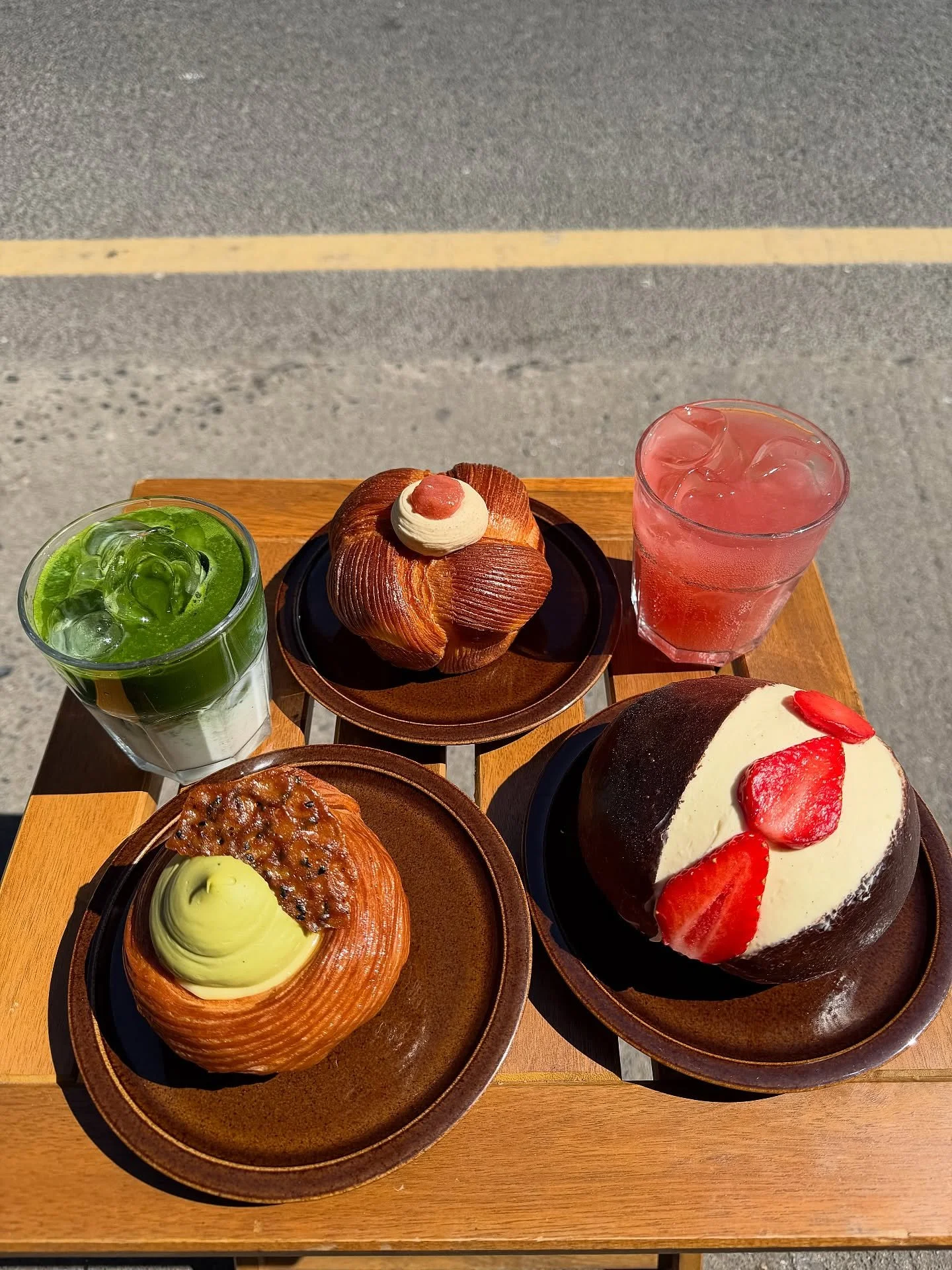 💚 May Specials 💚

- Matcha, Yuzu + Black Sesame.
@your.omma matcha whipped ganache, yuzu curd and toasted black sesame praline.

- Golden Beets, Sumac + Feta.
Roasted golden beets, sumac and @toonsbridge feta.

- Toasted Milk + Gooseberry.
Laminate
