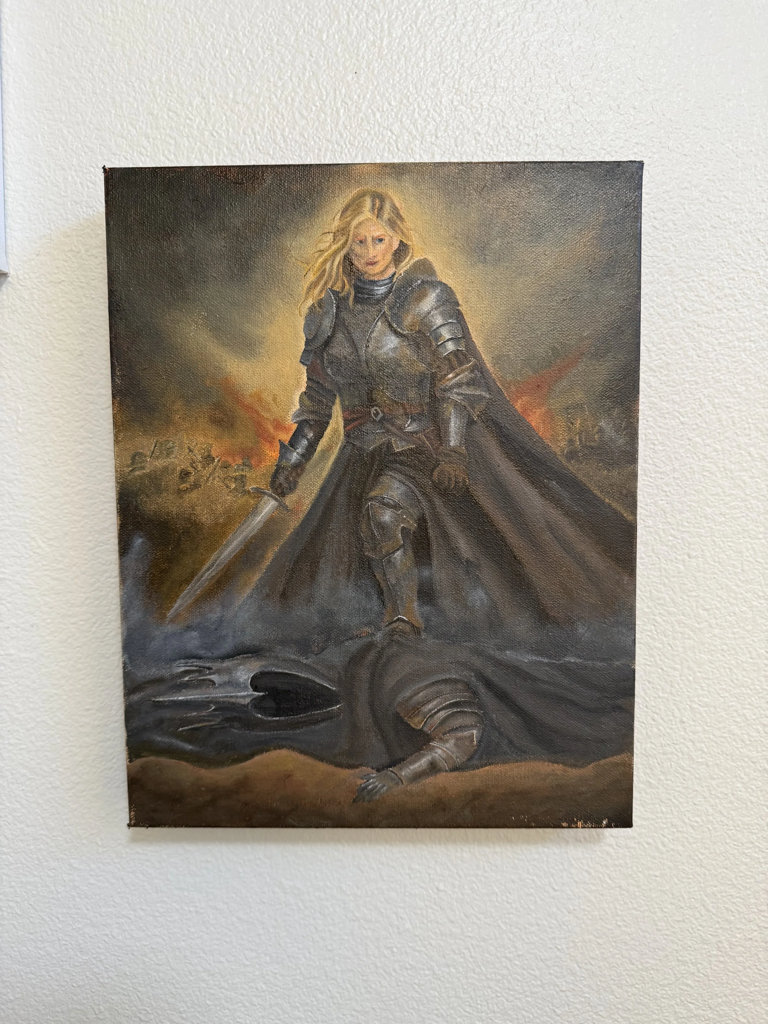 I Am No Man — Original Oil Painting