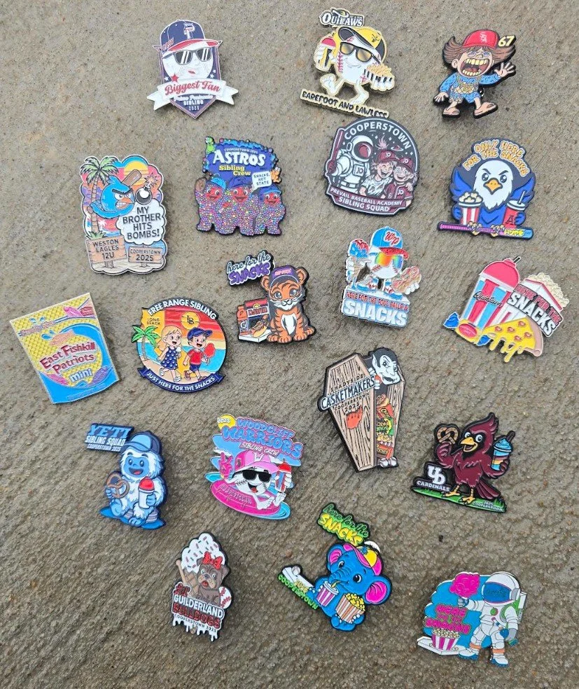 If you’re headed to Cooperstown, don’t forget the real MVPs… the siblings 🤭
Because let’s be honest - while your player’s on the field, their little brother or sister is going to be playing wiffle ball or trading pins,