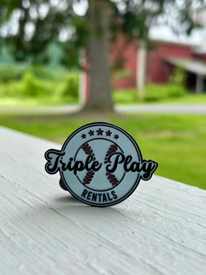 So excited to partner with Triple Play Rentals - a small biz like us, doing it for the LOVE of the game ⚾💙
Same vision, same mindset&hellip; just different lanes!
We made their trading pin last year but we can't WAIT for you to see what they have to
