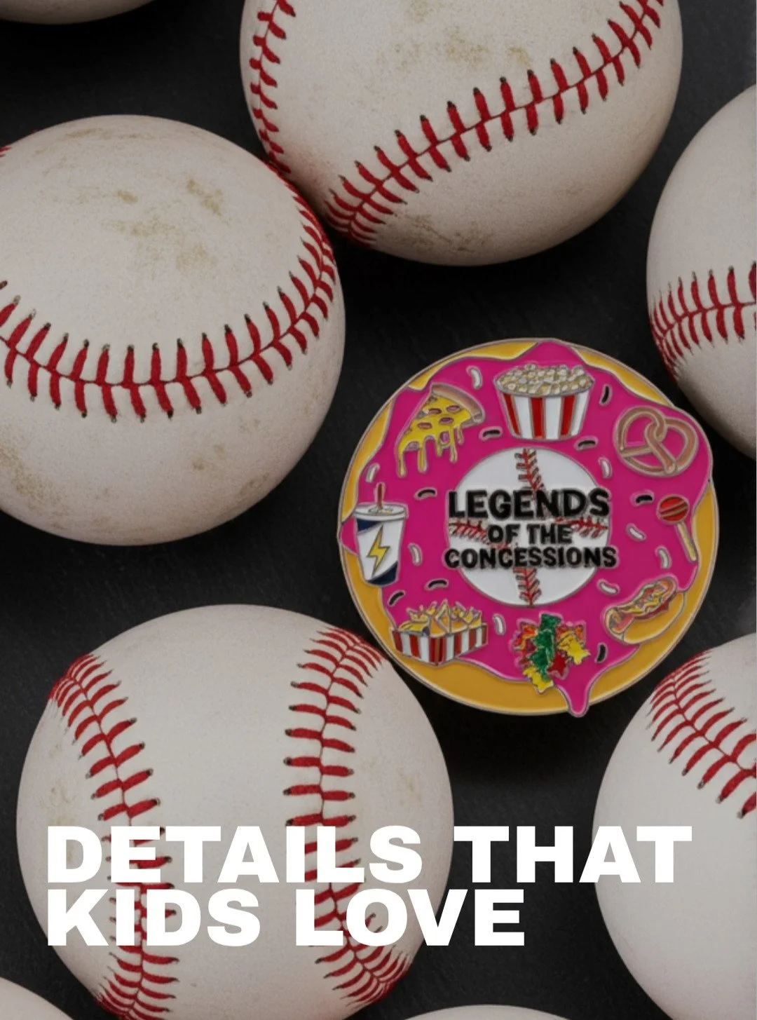 🔥⚾ Ready to level up your PIN TRADING game? ⚾🔥
Don&rsquo;t roll into Cooperstown with the same pins as everyone else...
Show up with pins EVERYONE wants 🤩😴
Champion Pins brings the heat with high-quality, one-of-a-kind designs kids are proud to t