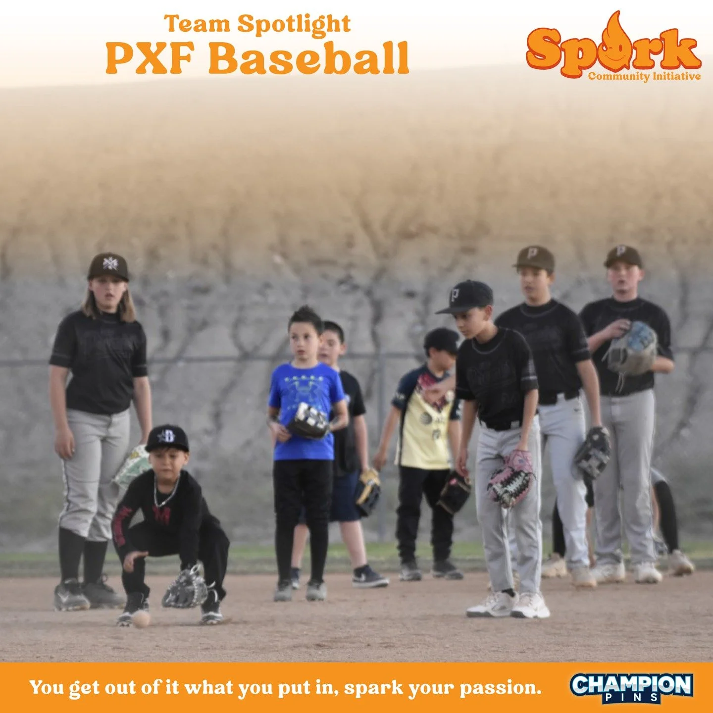Spark entries of teams who give back are rolling in! ⚡
Shoutout to PXF Baseball for showing what it means to serve their community. At Champion Pins, we believe we&rsquo;re more than a trading pin company, we&rsquo;re here to support the teams and yo