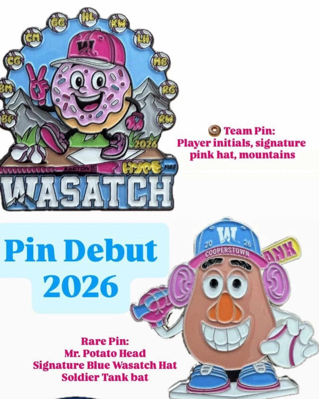🎉WHO&rsquo;S AT CDP THIS WEEK FOR WEEK TWO?!? 🎉
We were beyond excited to help bring this teams pins to life with a one-of-a-kind pin set that is bursting with creativity, color, and personality! ✨🔥
🌊🎉 Bringing all the POOL PARTY HYPE PAT energy