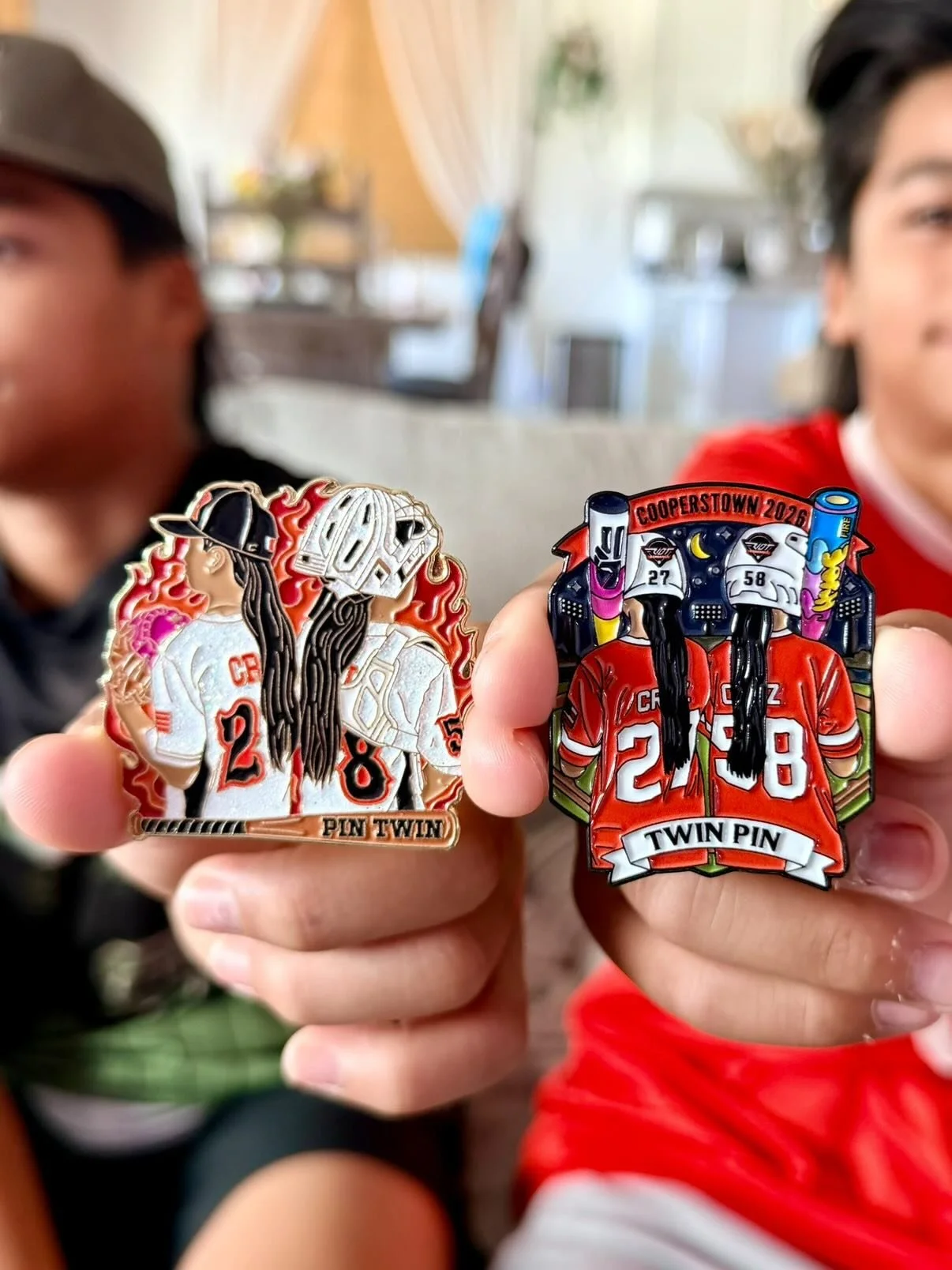 🚨 ASV WEEK 3 TRADERS.. THIS IS YOUR MISSION! 🚨
If you're at the park this week, make sure you track down the ⭐ CRUZ TWINS ⭐ and add one of these incredible pins to your collection! They have TWO PINS!!!
Each pin was designed with its own unique per