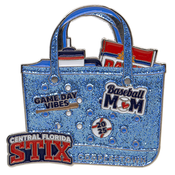 Baseball Mom Cooperstown Baseball Trading Pin