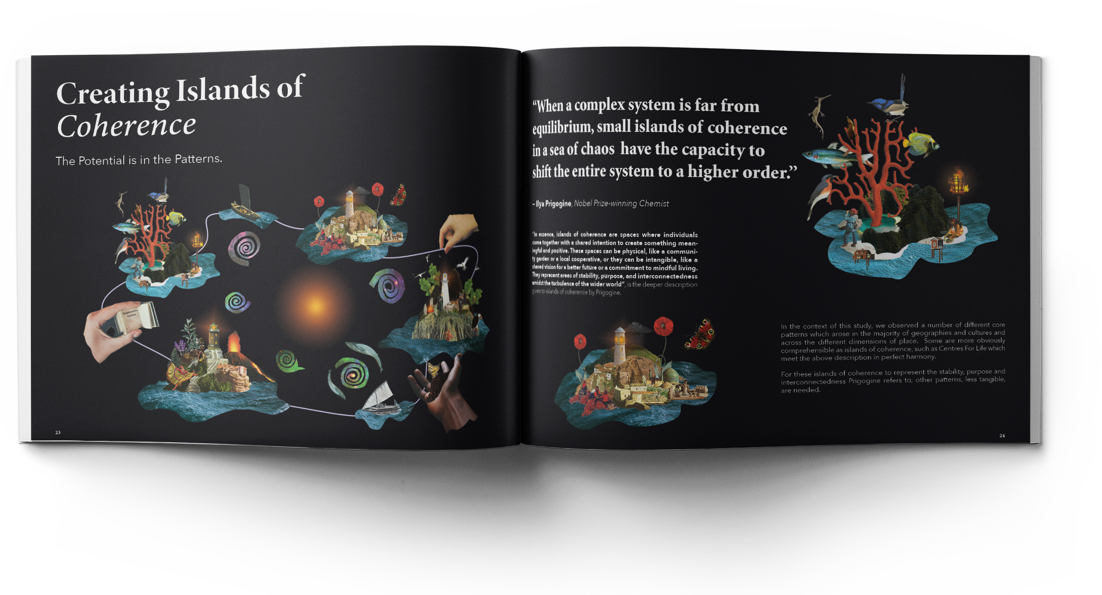 Collage Design & Graphic Design for a Philanthropic Impact Report
