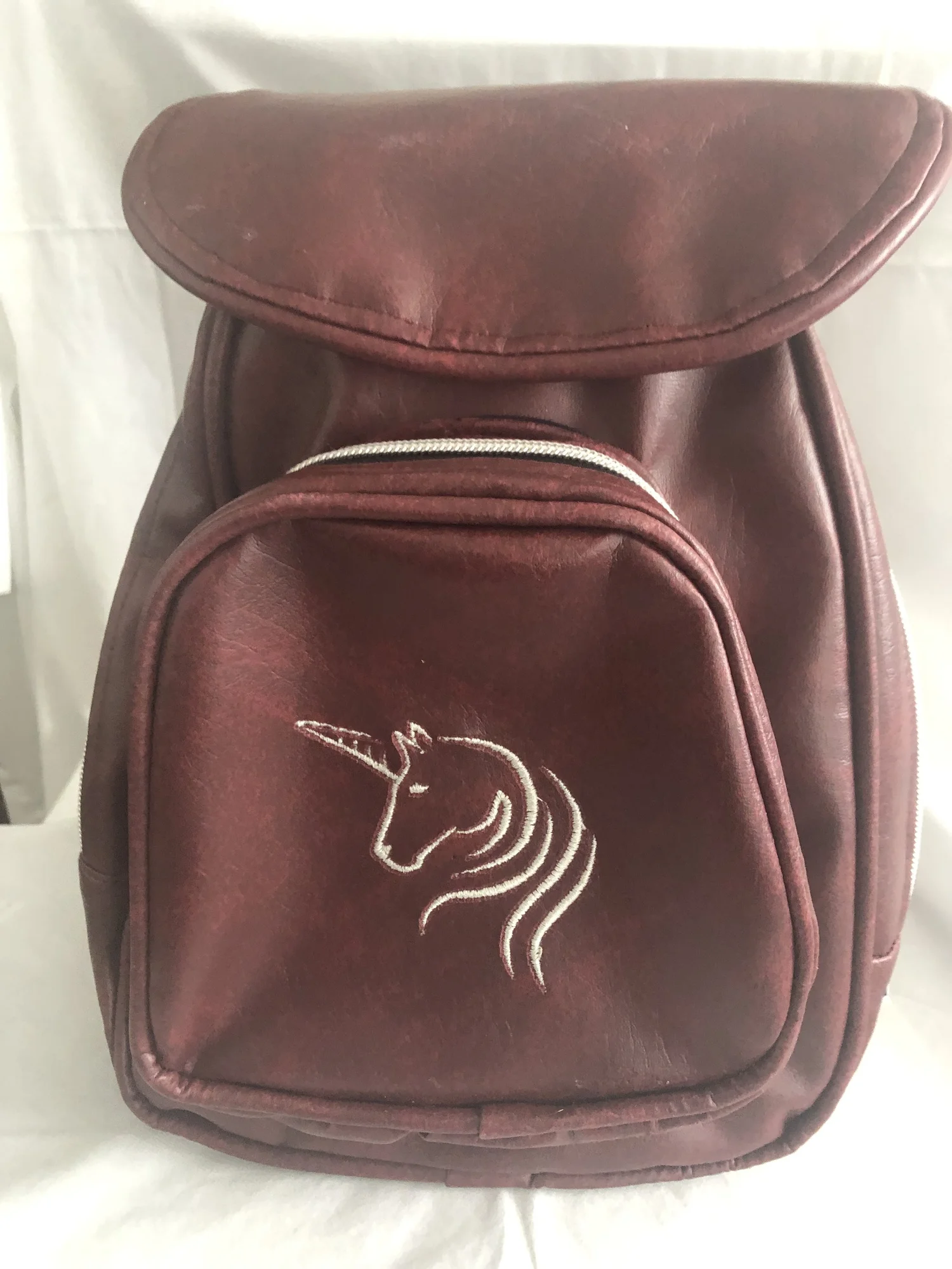 Up Cycled Faux Leather Mini Backpack — Designs By NicaJo display picture 3