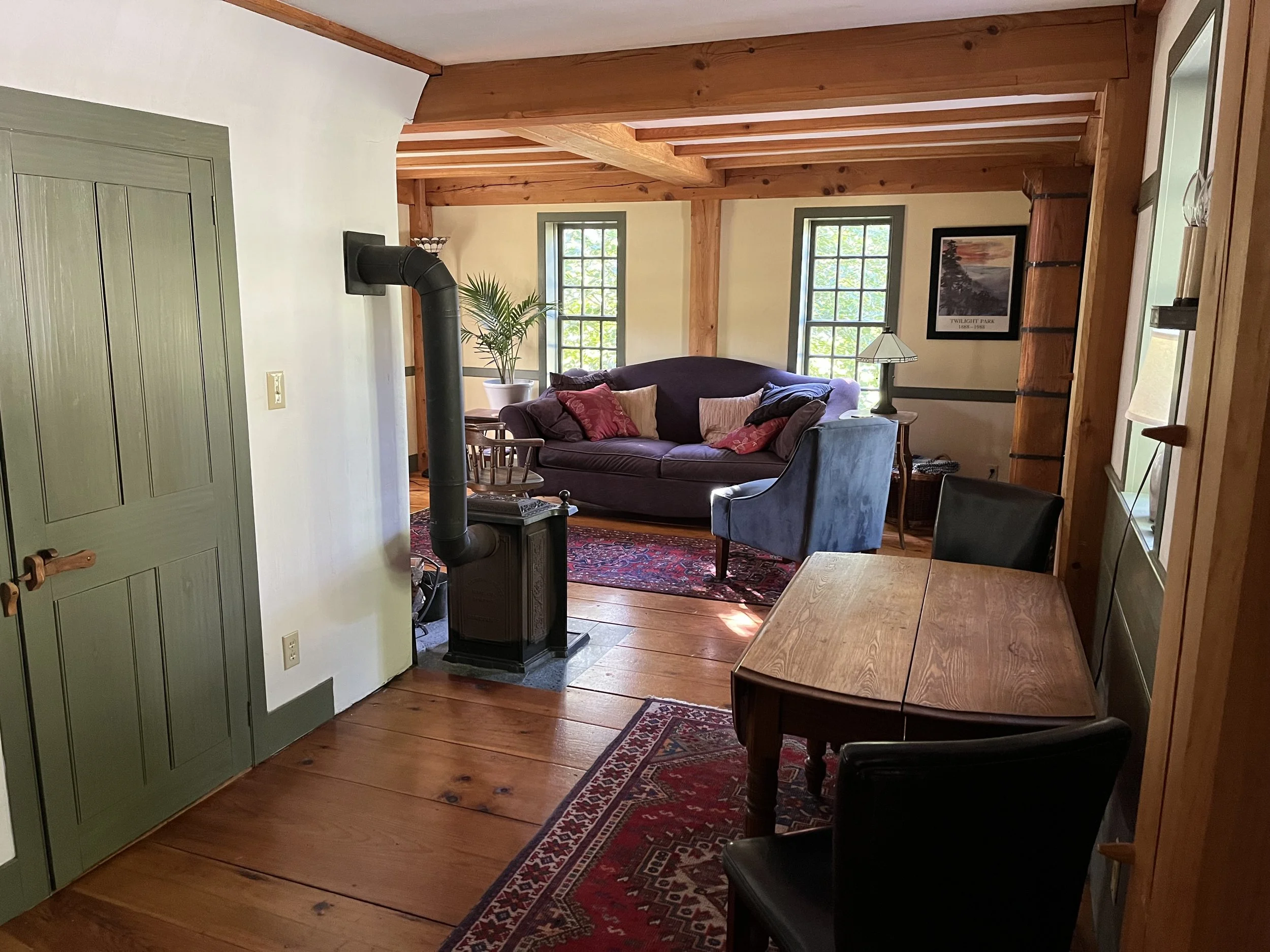 Cottage Living Room (wood stove)
