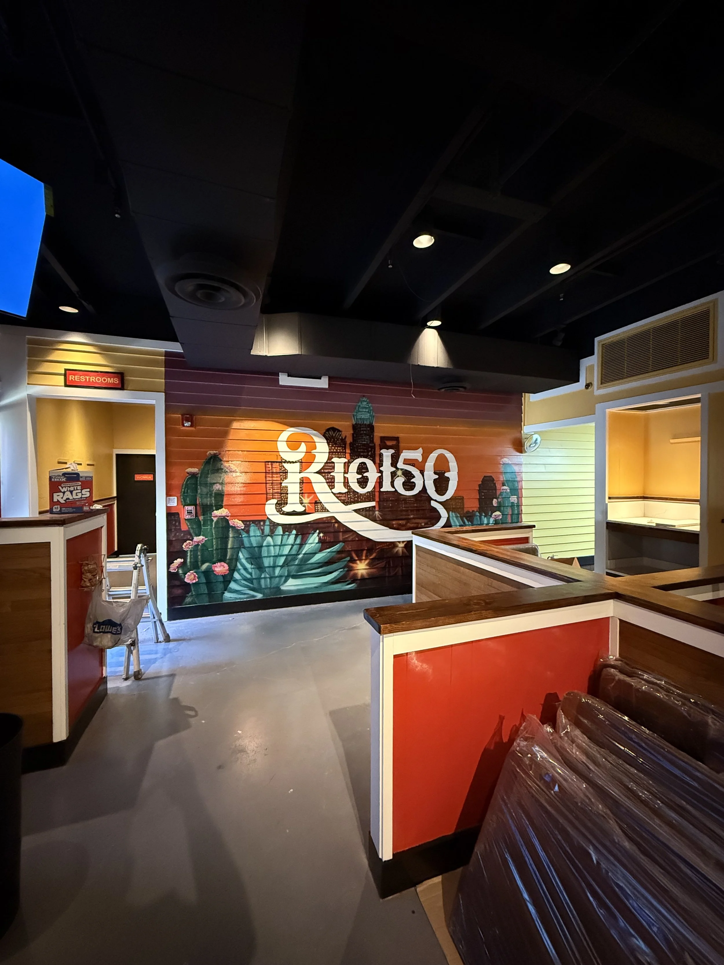 Latin mural for a Resturant franchise