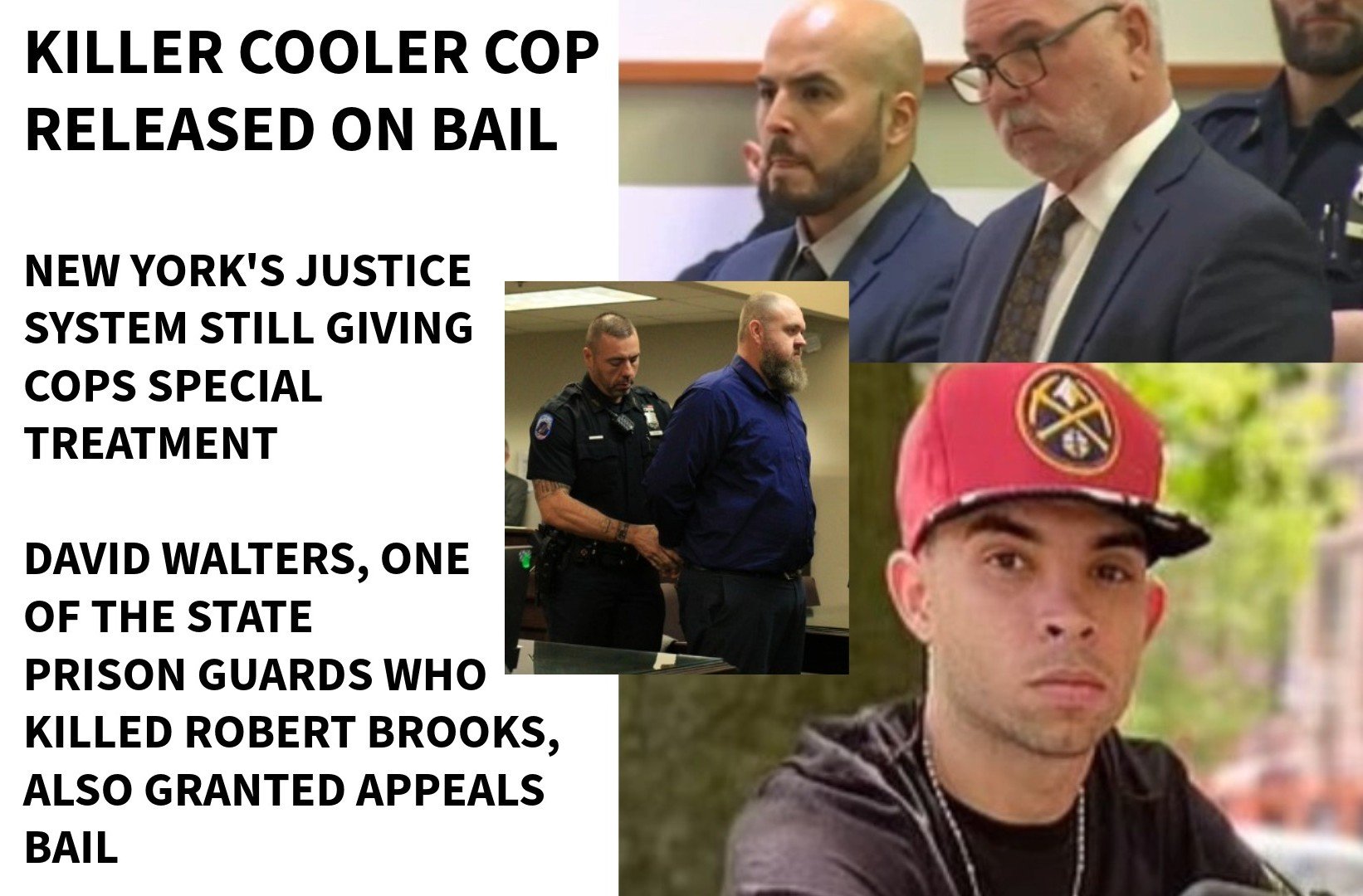 COOLER KILLER COP GETS APPEAL BAIL