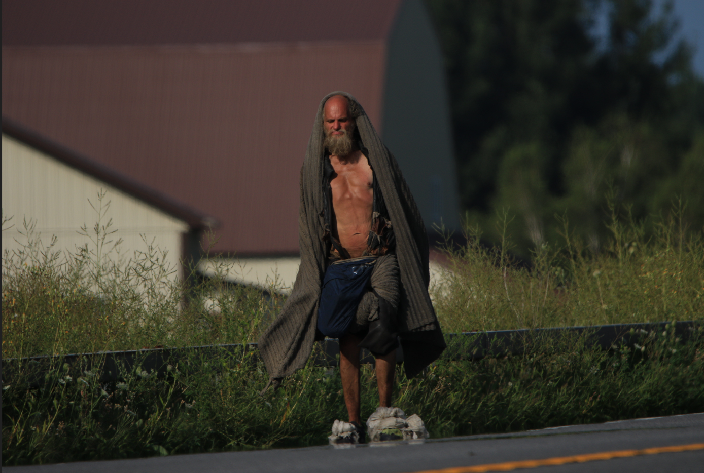 'BLANKETMAN' ON THE MOVE CAPTIVATES UPSTATE NEW YORK
