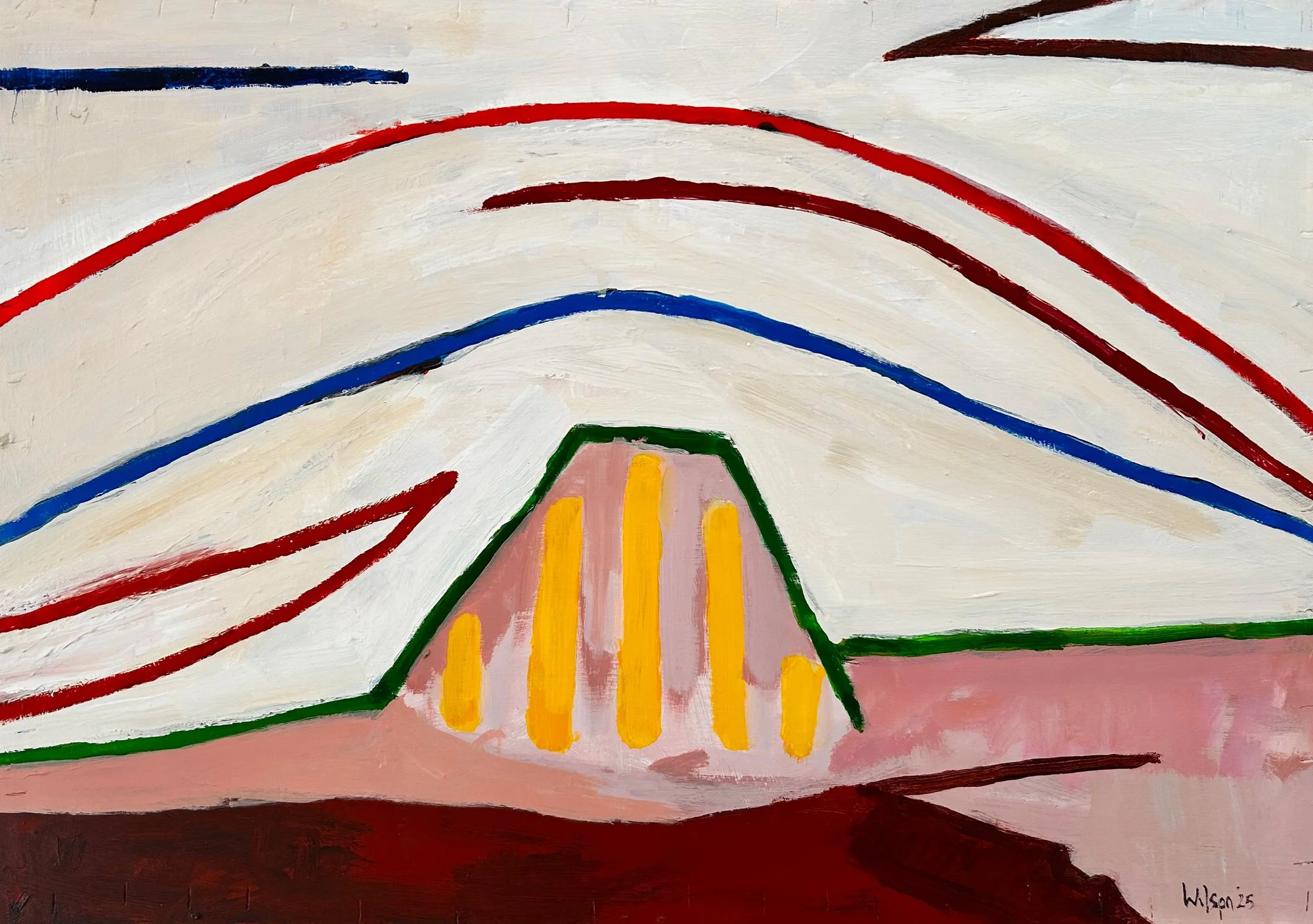 Silbury Ley Lines III by Charles Wilson
