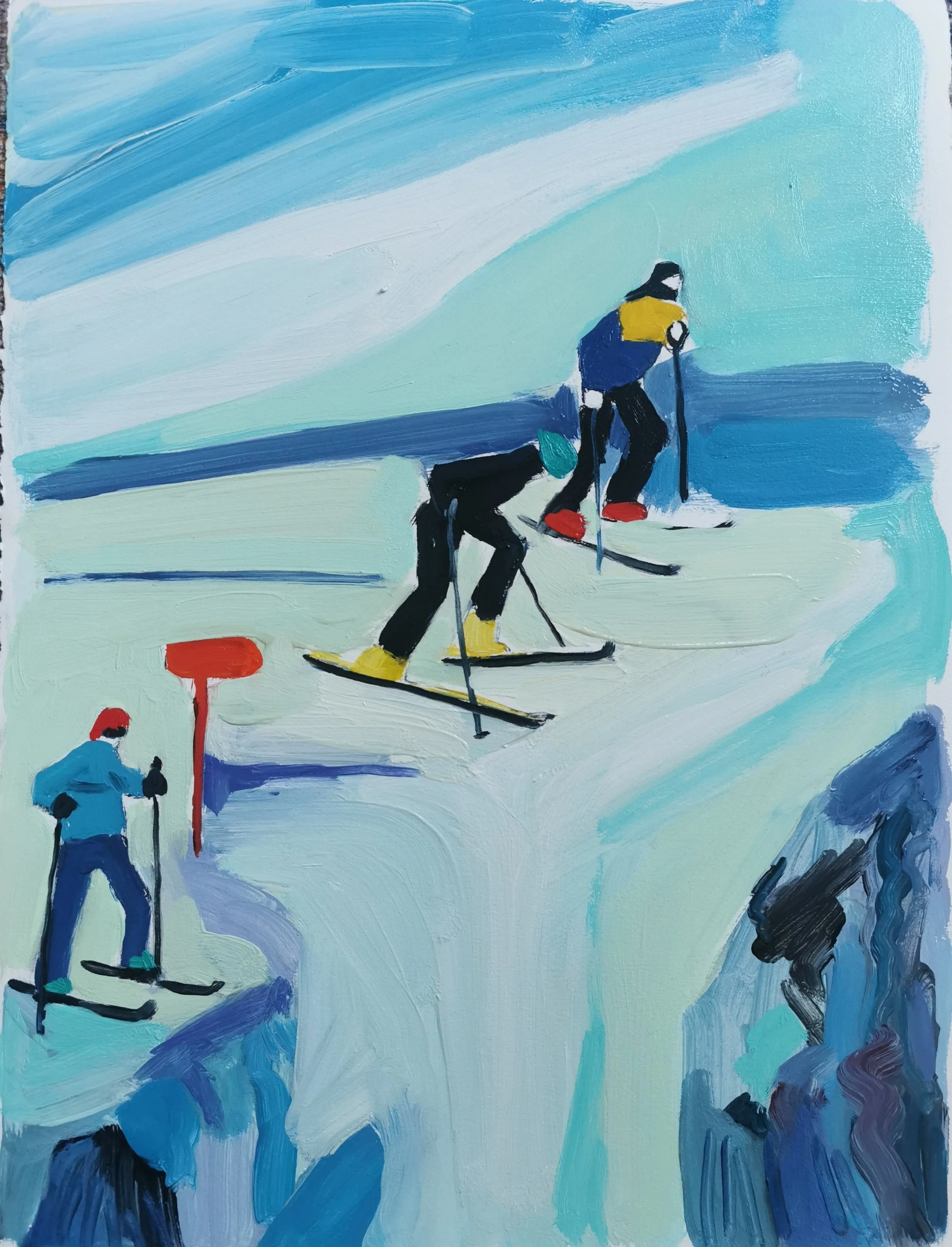 Downhill (Paper) by Lucy Smallbone