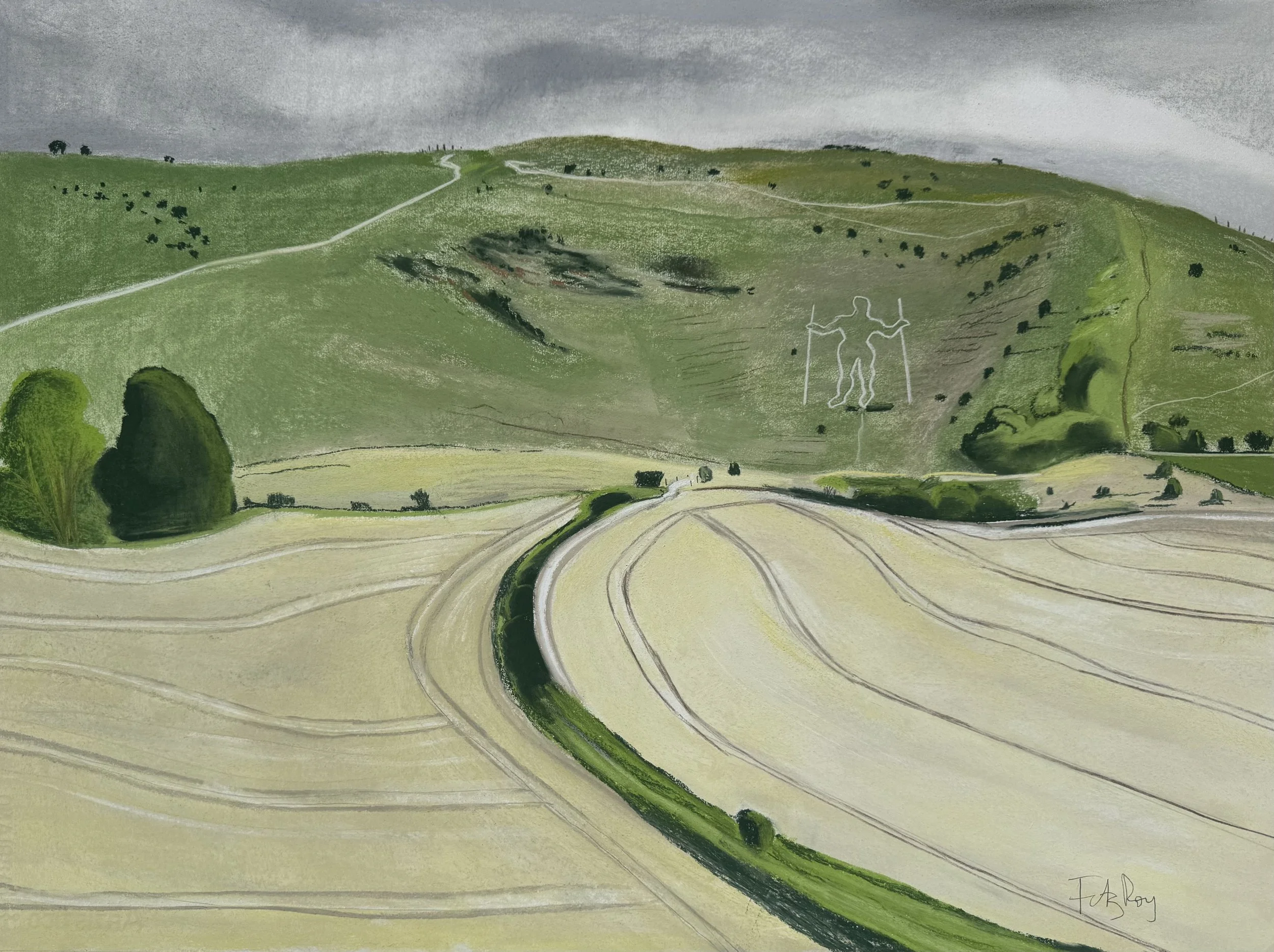 The Long Man of Wilmington by Cornelia FitzRoy