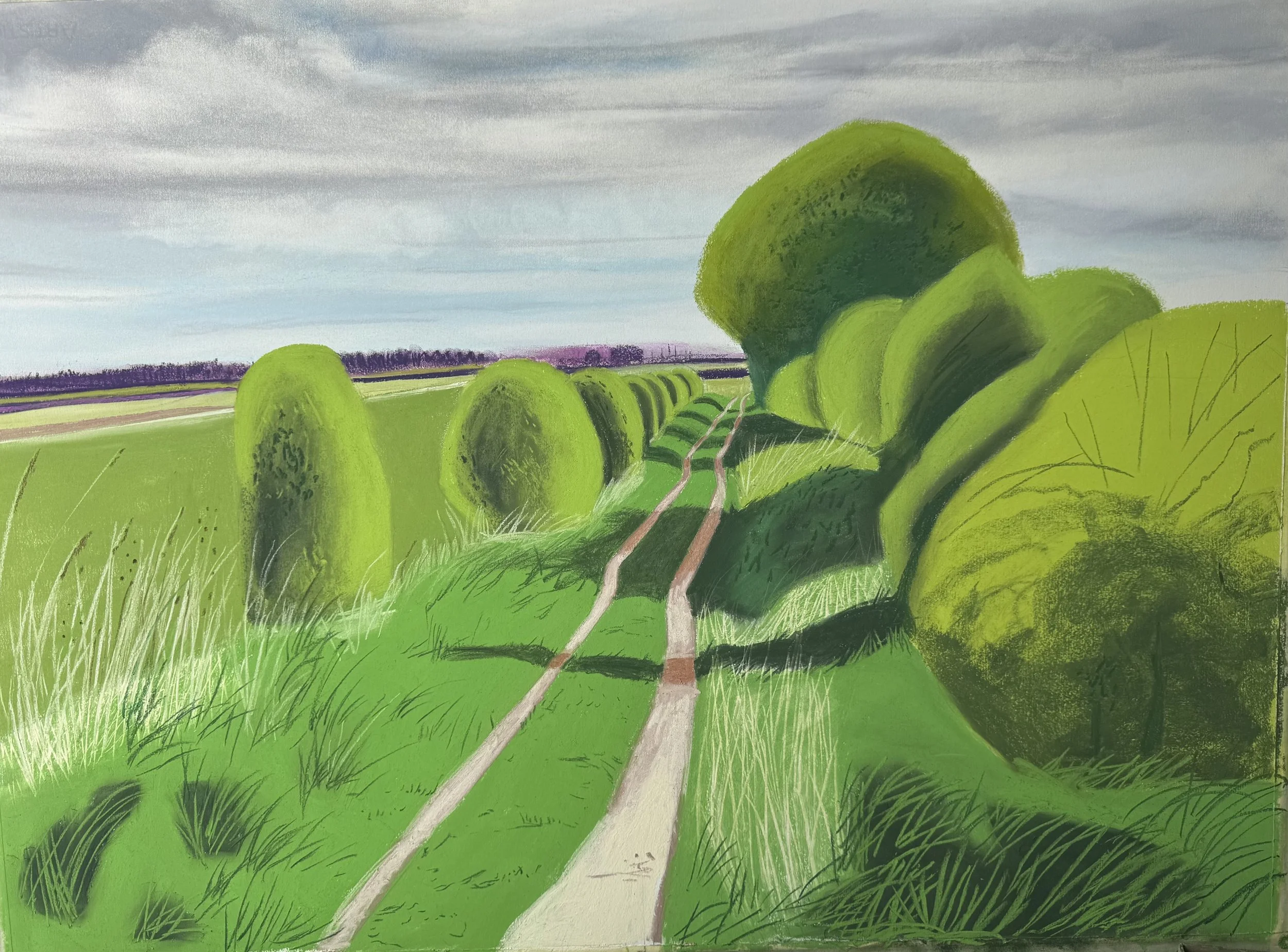 Peddars Way. Above Dersingham by Cornelia FitzRoy