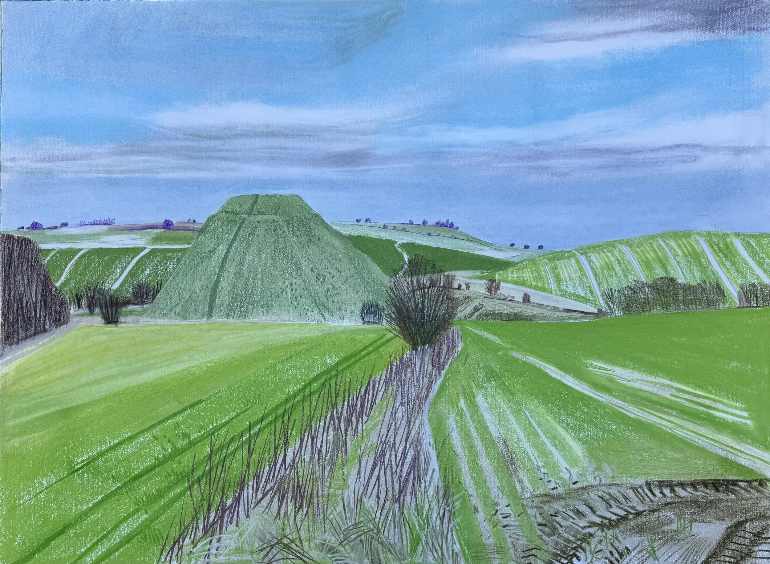 Silbury Hill by Cornelia FitzRoy
