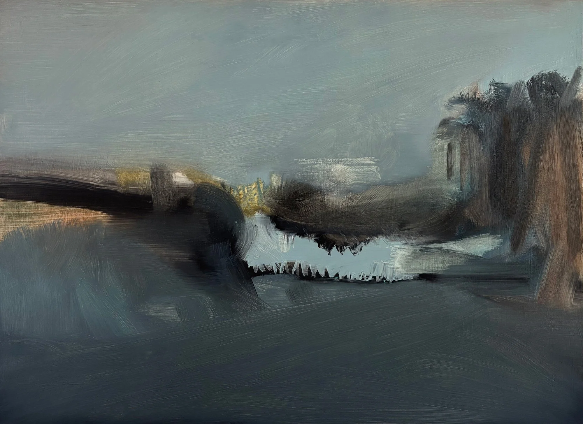 Pond at Twilight by Gabriel Langlands
