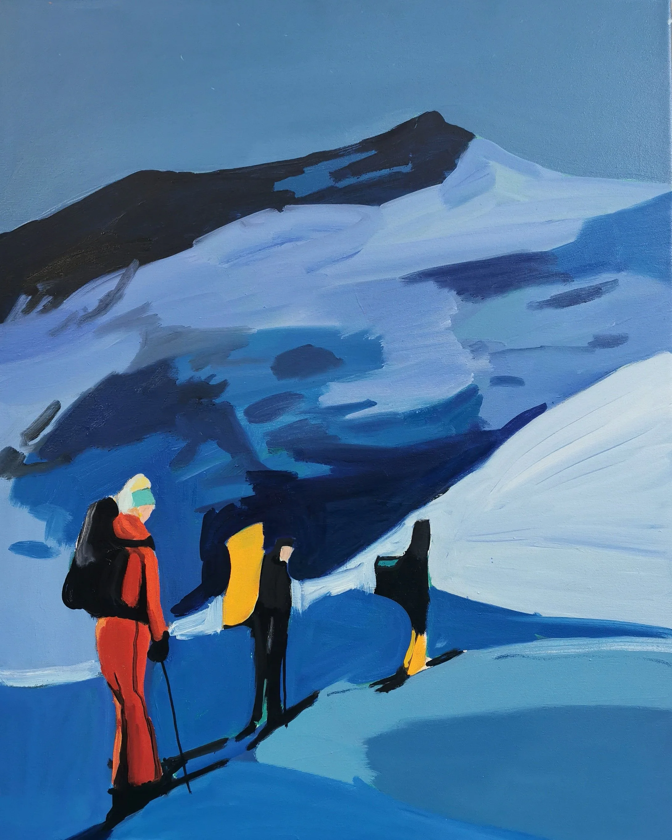 Night Ski by Lucy Smallbone