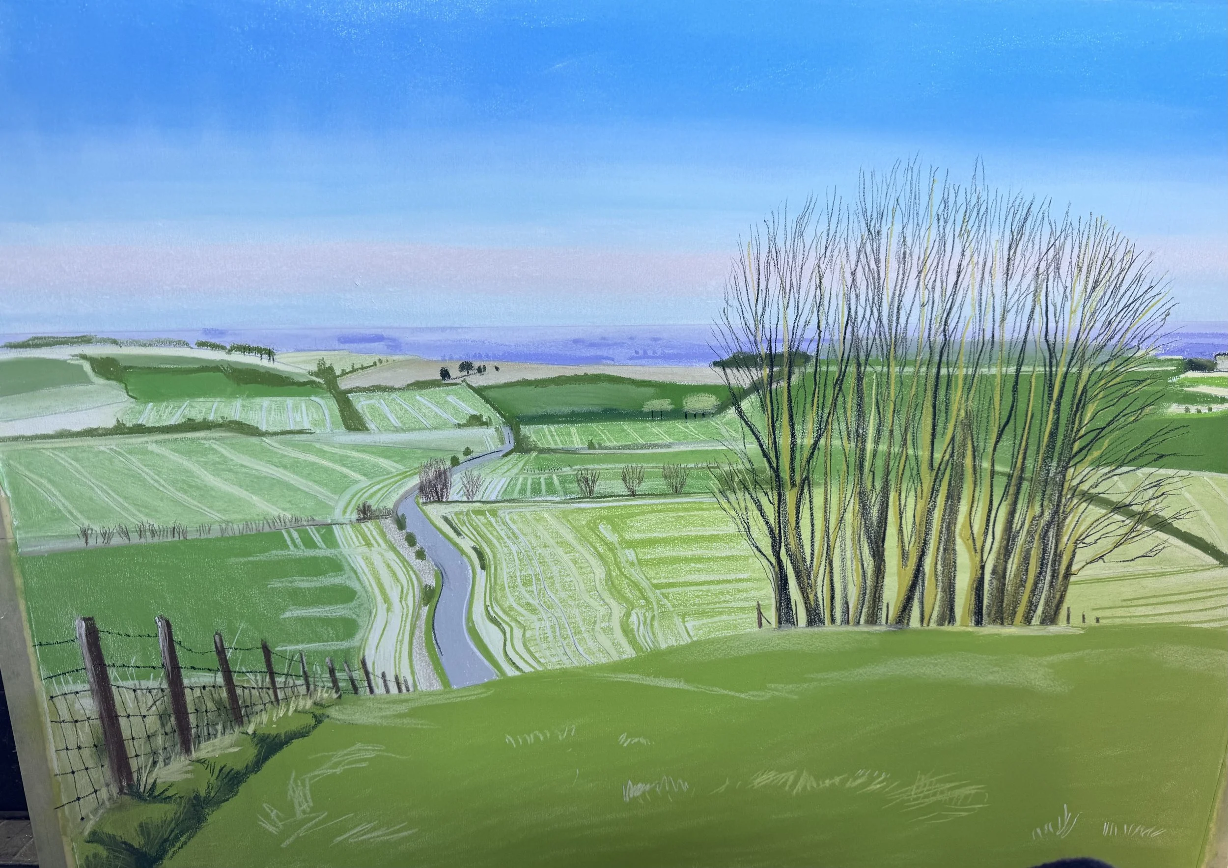 From the Top of Hackpen Hill by Cornelia FitzRoy