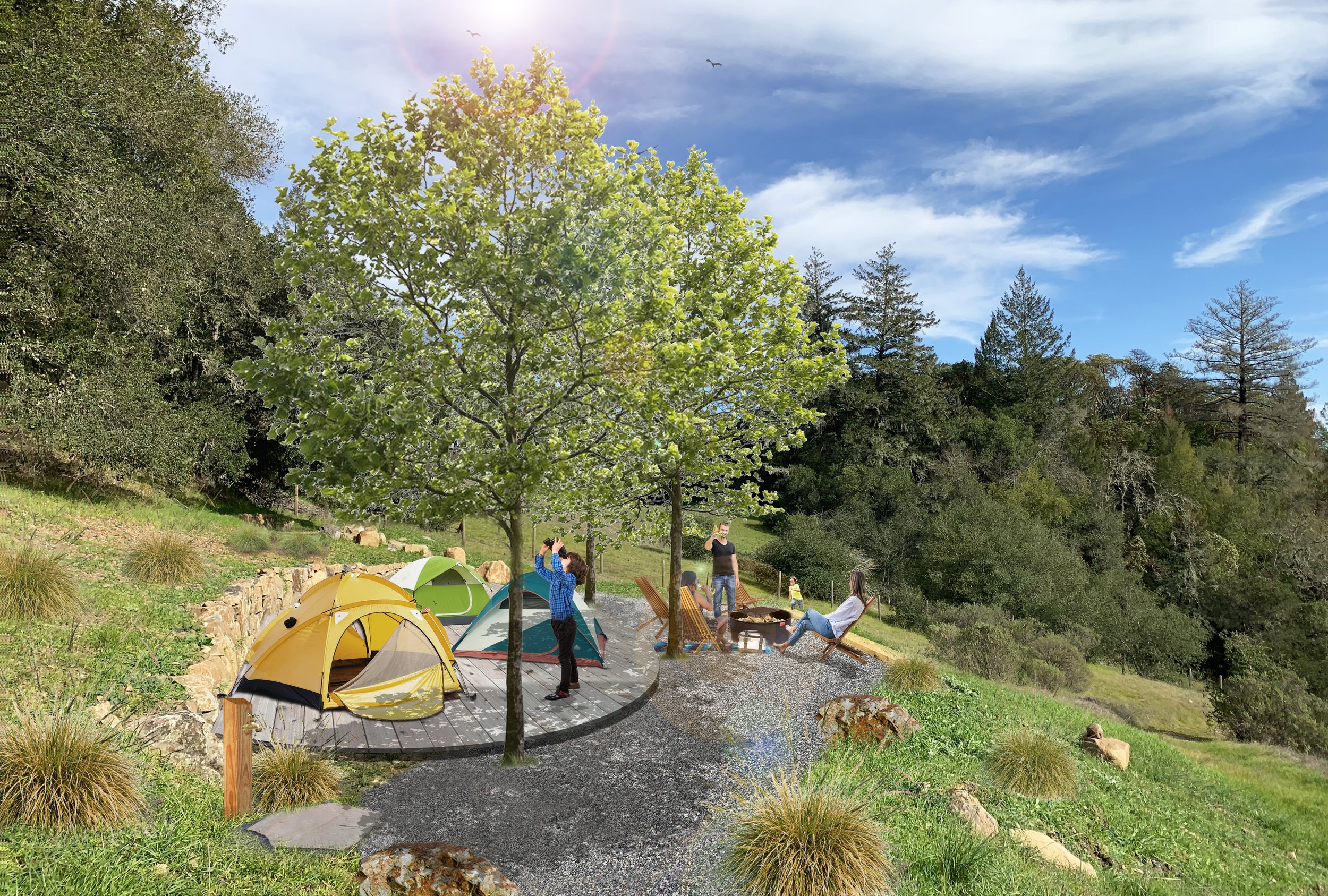 Glamping pad