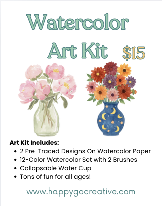 Watercolor Flower Kit