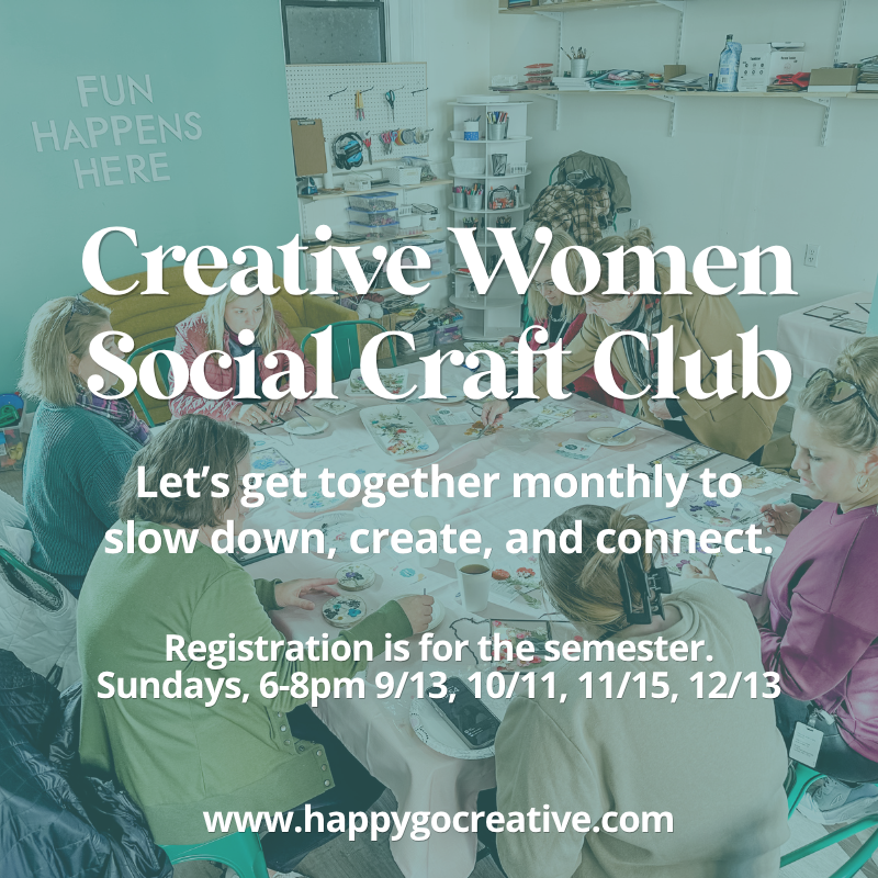 Enrollment Open: Creative Women Social Club (Runs September-December)