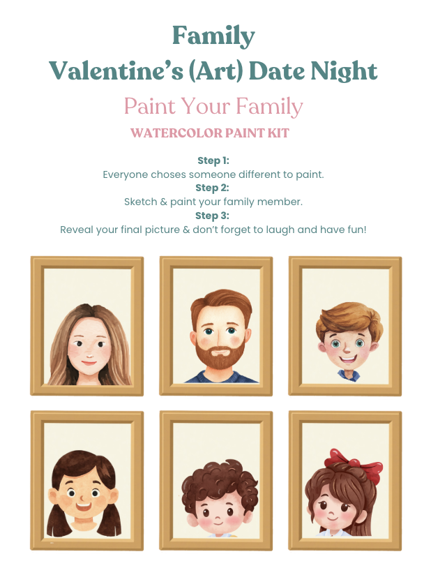 Paint Your Family Watercolor Kit