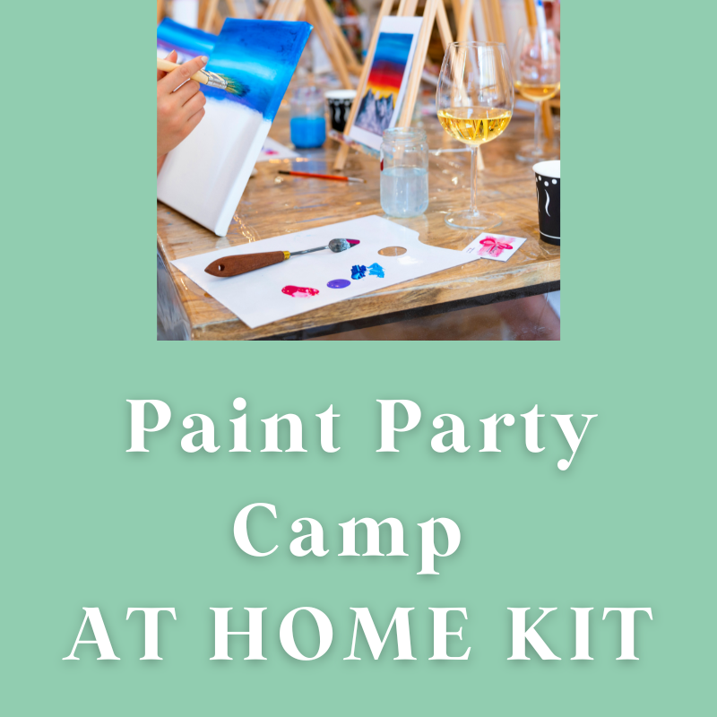 (Pre-Order)  Paint Party Camp AT HOME Kit