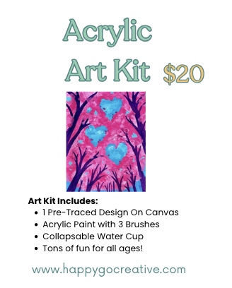 Hearts In Bloom Acrylic Kit