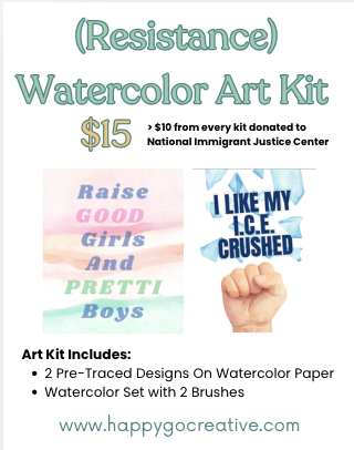 Resistance Watercolor (Fundraiser Kit)