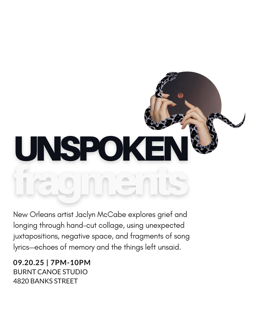 UNSPOKEN fragments by Jaclyn McCabe
